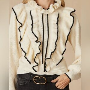 NWOT STELLAH's Tipping knit sweater, Size Small, New Without Tags